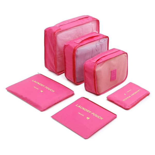 Cestovné organizéry LP13754 tmavo ružová (3)