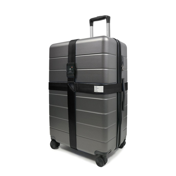 Krížový popruh na batožinu CLST20 čierny (2)