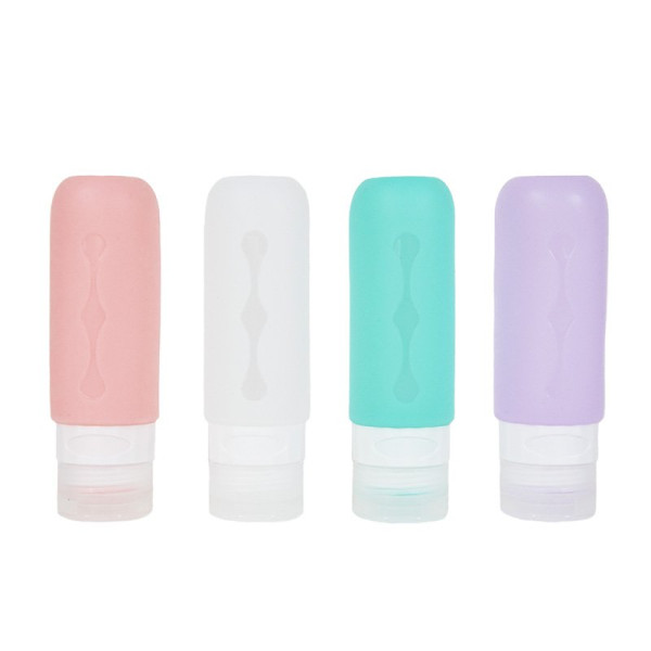 Cestovné silikónové fľaštičky 90 ml XND16, súprava 4 ks (1)