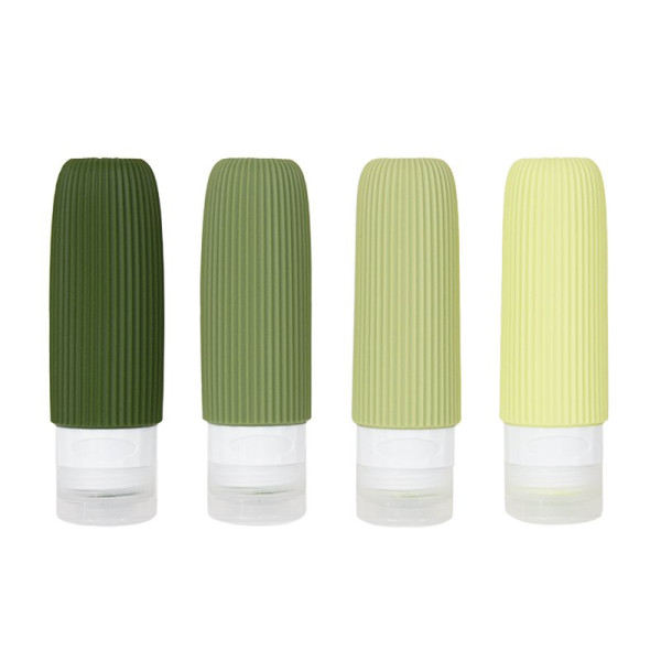 Cestovné silikónové fľaštičky 90 ml XND43, súprava 4 ks (1)