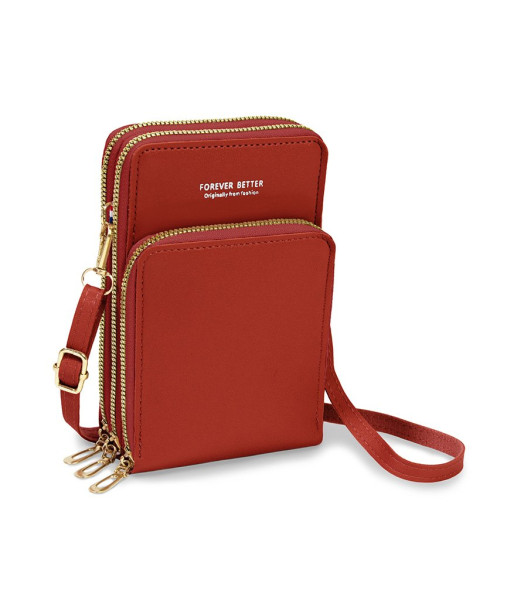 Kabelka na mobil PB563 vínová (3)