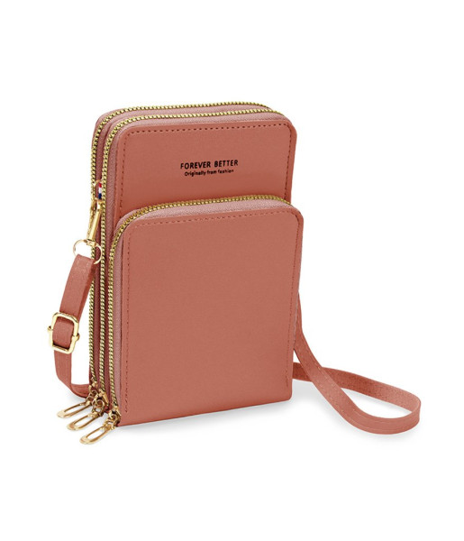 Kabelka na mobil PB567 koralová (3)