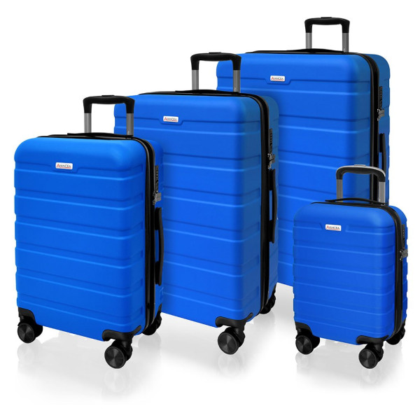 Sada cestovných kufrov AVANCEA DE2708 Royal blue XSML (1)