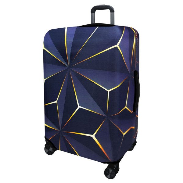 Obal na kufor Z928 Geometric I zlatý M (1)