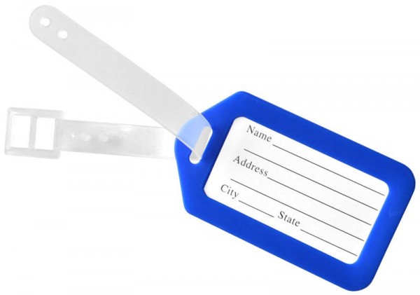 Modrá menovka na kufor LTP111 blue