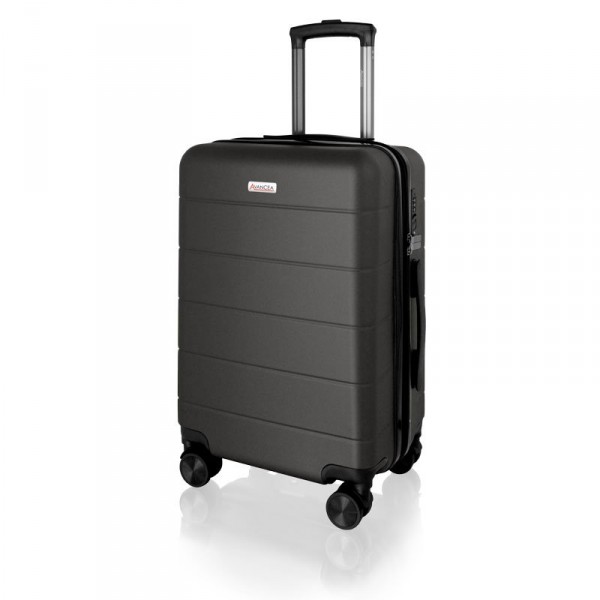Tmavosivý cestovný kufor AVANCEA DE2966 Dark Grey S