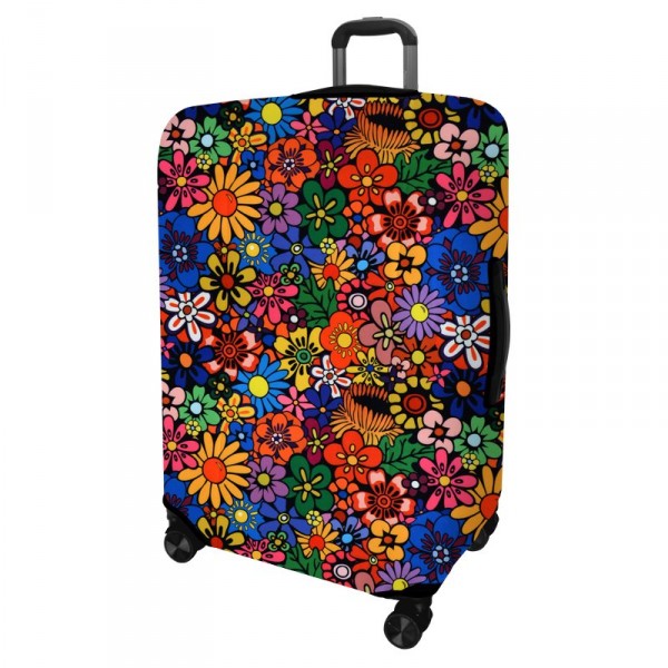 Obal na kufor H121 Kvety M (1)