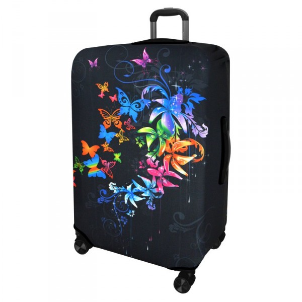 Obal na kufor H301 Motýle s kvetmi M (2)