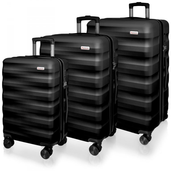 Sada cestovných kufrov AVANCEA DE27922 Black SML (9)