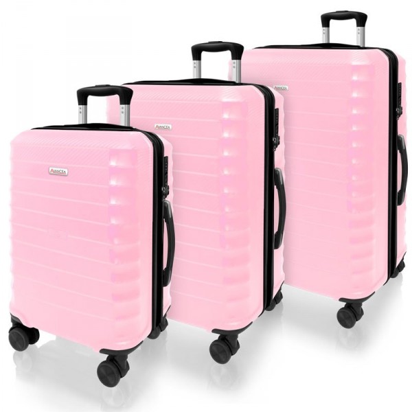 Sada cestovných kufrov AVANCEA DE32362 Light pink SML (10)