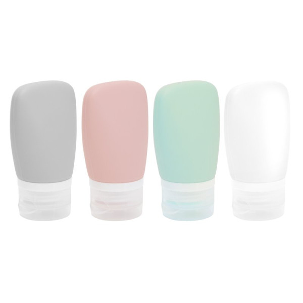 Cestovní silikonové lahvičky TBK4, sada 4 ks (1)