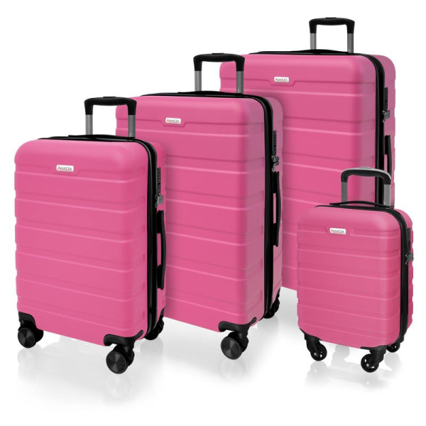 Sada cestovných kufrov AVANCEA DE2708 Dark pink XSML(10)
