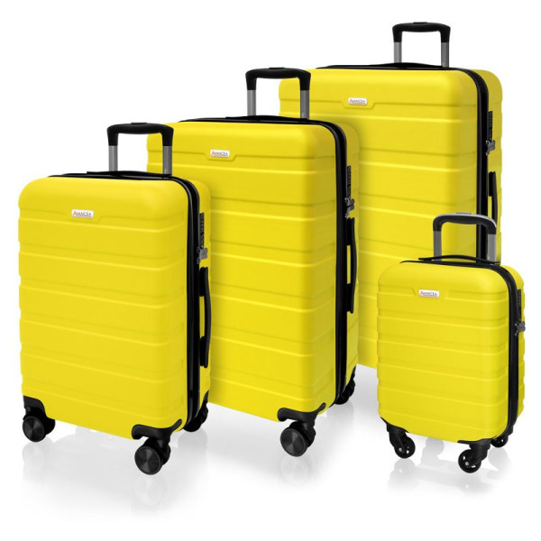 Sada cestovných kufrov AVANCEA DE2708 Yellow XSML (4)