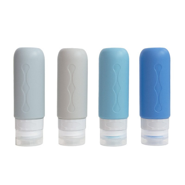 Cestovné silikónové fľaštičky 90 ml XND10, súprava 4 ks (1)