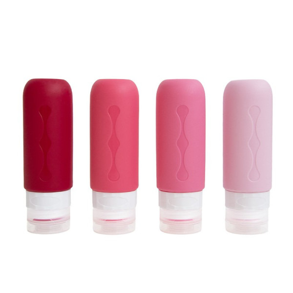 Cestovné silikónové fľaštičky 90 ml XND12, súprava 4 ks (1)