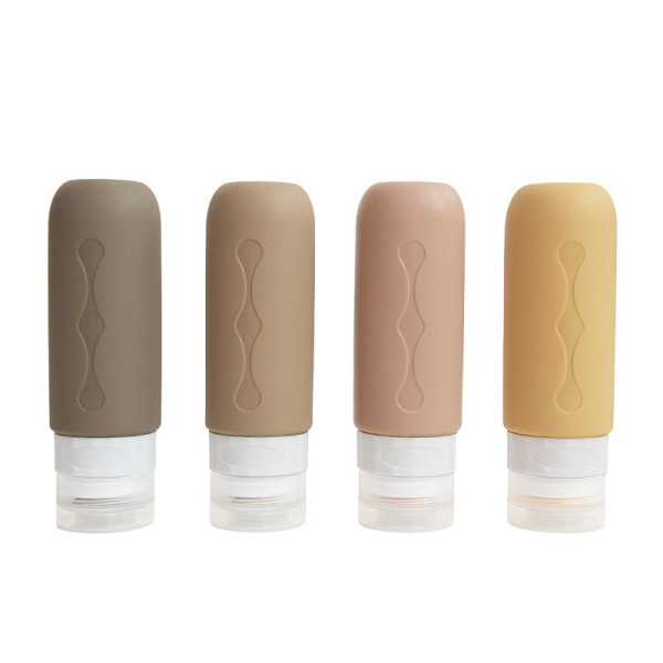 Cestovné silikónové fľaštičky 90 ml XND13, súprava 4 ks (1)