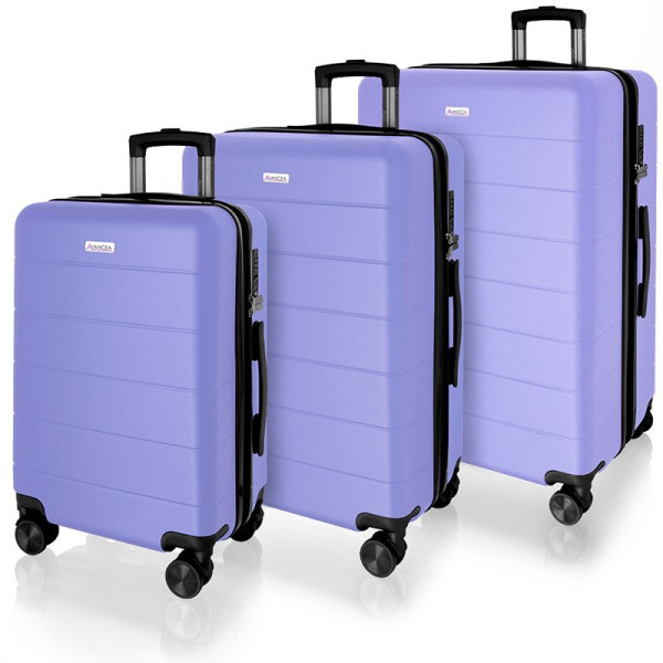 Sada cestovných kufrov AVANCEA DE2966 Light purple SML (11)