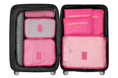 Cestovné organizéry LP13754 tmavo ružová (4)