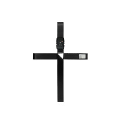 Krížový popruh na batožinu CLST20 čierny (1)