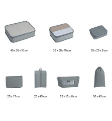 Cestovné organizéry SN2102 šedá (4)