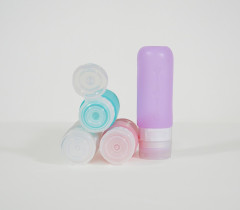 Cestovné silikónové fľaštičky 90 ml XND16, súprava 4 ks (2)