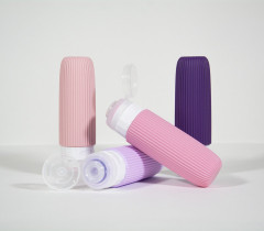 Cestovné silikónové fľaštičky 90 ml XND40, súprava 4 ks (2)