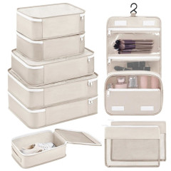 Cestovné organizéry SN1524 béžová (1)