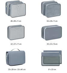 Cestovné organizéry SN1524 béžová (2)