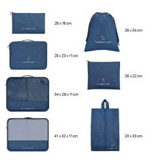 Cestovné organizéry SN1356 čierna (2)
