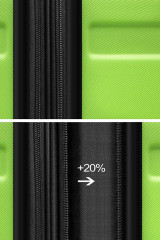 Sada cestovných kufrov AVANCEA DE2708 Bright green XSML (10)