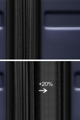 Sada cestovných kufrov AVANCEA DE2708 Navy blue XSML (7)