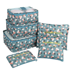 Cestovné organizéry LP13760 šedá s kvetmi