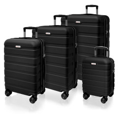 Sada cestovných kufrov AVANCEA DE2708 Black XSML