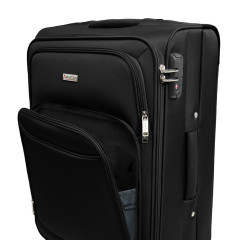 Sada cestovných kufrov AVANCEA A1011-1 Black 2W SML (8)