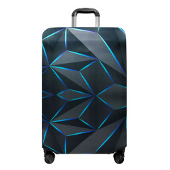 Obal na kufor Z959 Geometric II tyrkysový L (2)