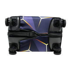 Obal na kufor Z928 Geometric I zlatý  M (3)