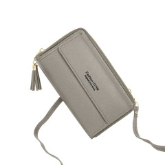 Crossbody peňaženka PB411 šedá