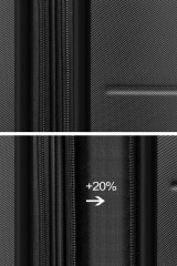 Tmavosivý cestovný kufor AVANCEA DE2966 Dark Grey S (3)