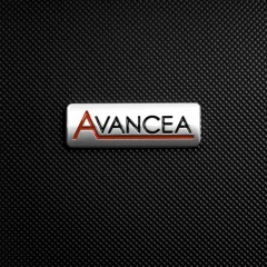 Čierny cestovný kufor s expandérom AVANCEA DE2966 Black L (logo)