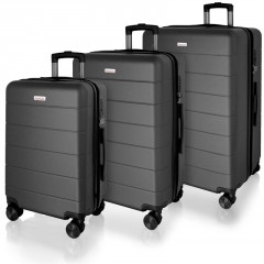 Sada cestovných kufrov AVANCEA DE2966 Dark Grey SML