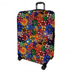 Obal na kufor H121 Kvety M (1)