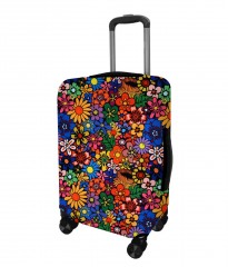 Obal na kufor H121 Kvety S