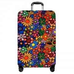 Obal na kufor H121 Kvety M (2)