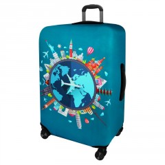 Obal na kufor H302 Okolo sveta L