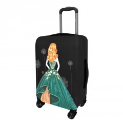 Obal na kufor C22 Dáma v šatách S