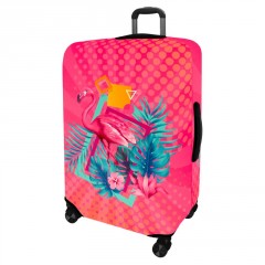 Obal na kufor H371 Flamingo L