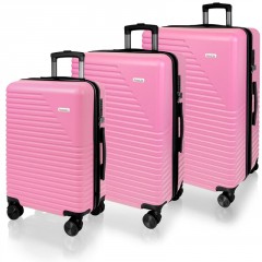 Sada cestovných kufrov AVANCEA DE2936 Light pink SML