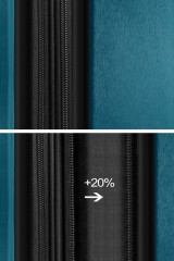 Cestovný kufor AVANCEA DE2934 Dark Turquoise M (6)