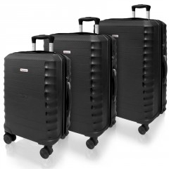 Sada cestovných kufrov AVANCEA DE32362 Black SML