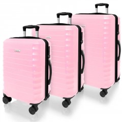 Sada cestovných kufrov AVANCEA DE32362 Light pink SML